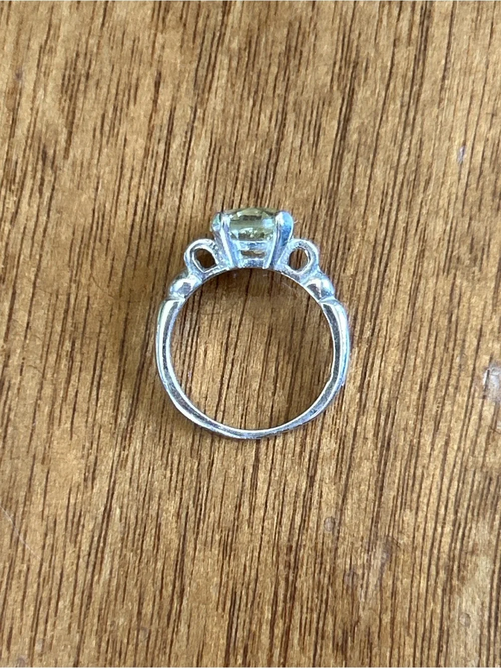 Brand New Sterling Silver Natural Citrine Ring
